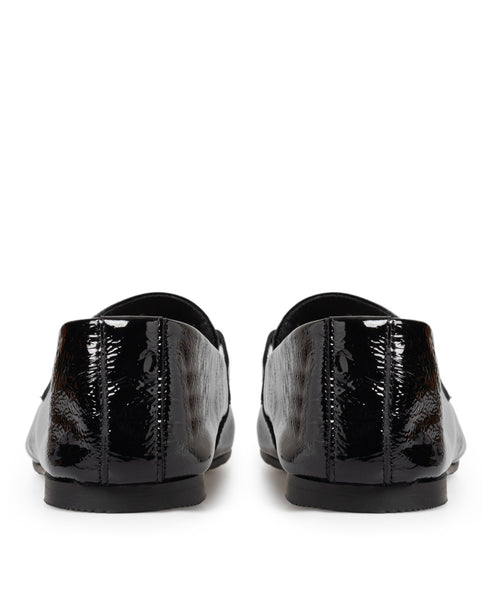 Mocasín Negro Charol Herraje 18353